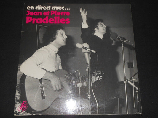 EN DIRECT AVEC... JEAN ET PIERRE PRADELLES   LP 33T 12"   1977