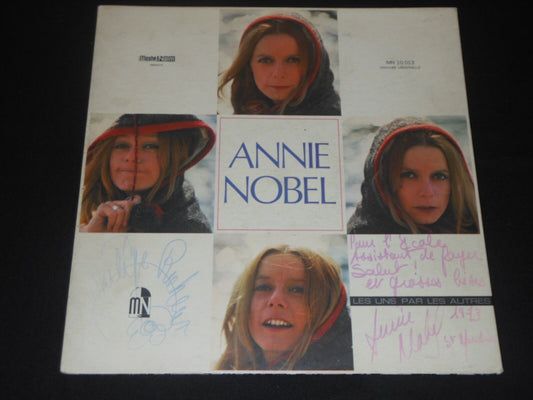 ANNIE NOBEL   LP 33T 12"   MN 10013   DEDICACE