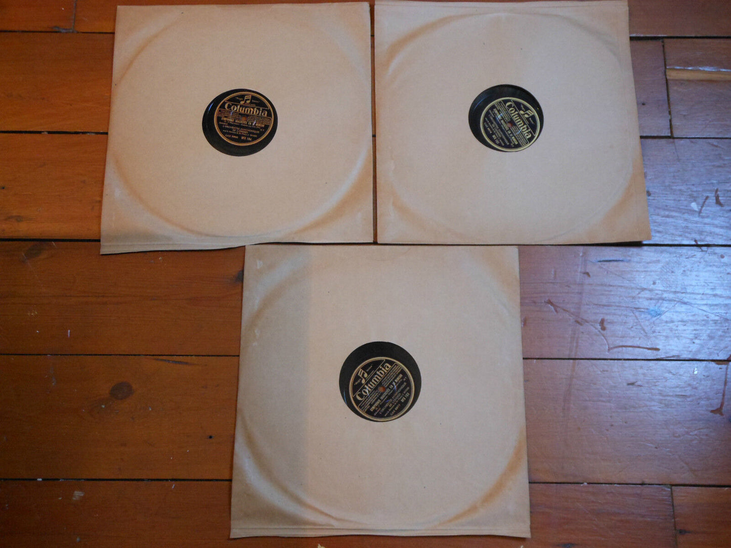 SIR HENRY J. WOOD   ORCHESTRE SYMPHONIQUE LONDRES   SCHUBERT   LOT 3 x 78T RPM
