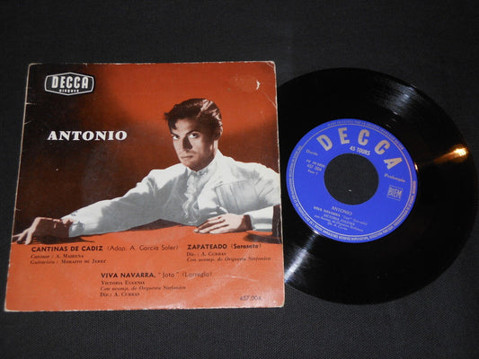 ANTONIO   EP 45T 7"   VIVA NAVARRA   DECCA 457.004