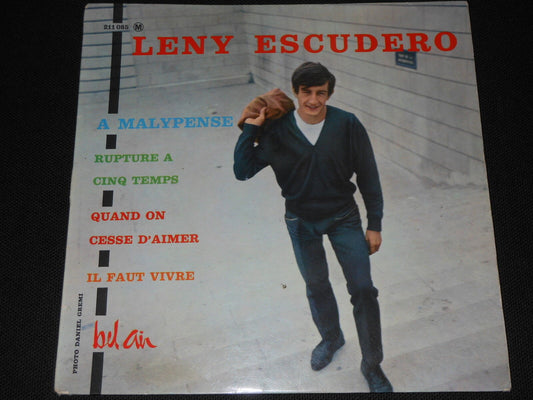 LENY ESCUDERO   EP 45T 7"   A MALYPENSE   RARE DEDICACE