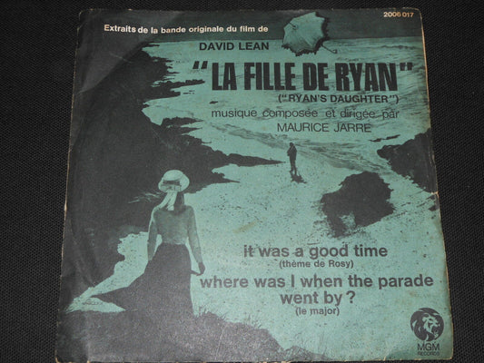 MAURICE JARRE   SP 45T 7"   B.O.F. LA FILLE DE RYAN   1970