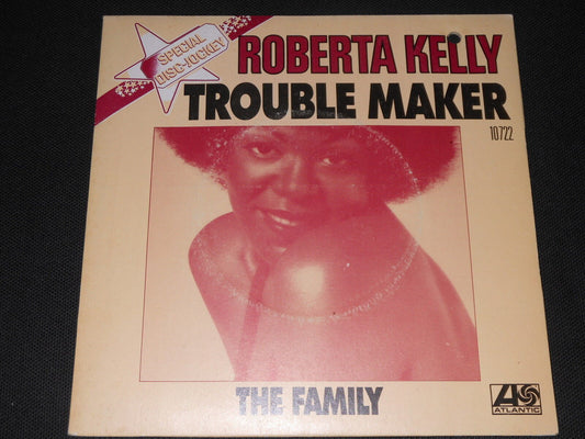 ROBERTA KELLY   SP 45T 7"   TROUBLE MAKER   1976