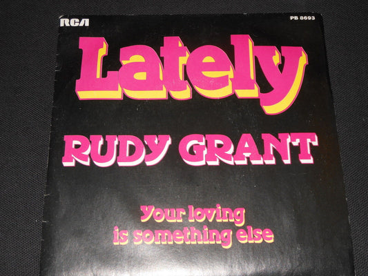 RUDY GRANT   SP 45T 7"   LATELY   1981