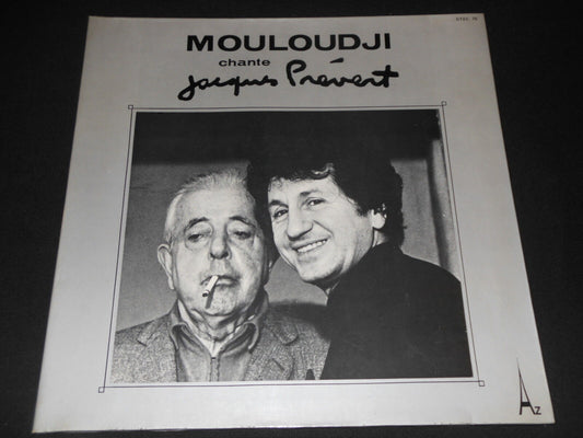 MOULOUDJI chante JACQUES PREVERT   LP 33T 12"   AZ STEC 75