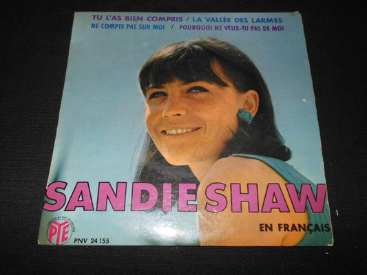 SANDIE SHAW EN FRANCAIS   EP 45T 7"   TU L'AS BIEN COMPRIS
