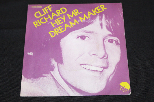 CLIFF RICHARD   SP 45T 7"   HEY MR DREAM MAKER   1977