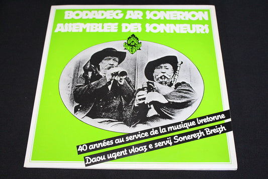BODADEG AR SONERION / ASSEMBLEE DES SONNEURS   2 x LP 33T 12"   RSBAS 309