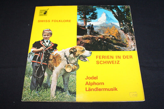 SWISS FOLKLORE   FERIEN IN DER SCHWEIZ   LP 33T 12"   SWISS HIT 537