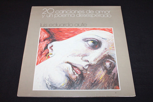 LUIS EDUARDO AUTE   2 x LP 33T 12"   20 CANCIONES DE AMOR Y UN POEMA DESESPERADO