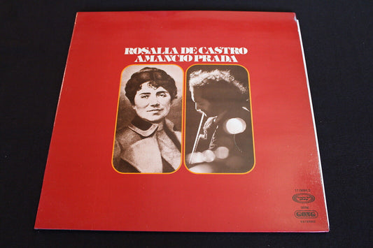ROSALIA DE CASTRO / AMANCIO PRADA   LP 33T 12"   1975   SPAIN