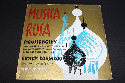 MOUSSORGSKY / KORSAKOV   MUSICA RUSA   LP 33T   BELTER  30099   SPAIN