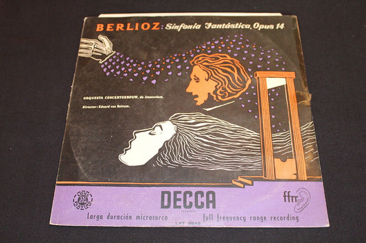 EDUARD VAN BEINUM   BERLIOZ   DECCA SPAIN   LP 33T 12"   RARE 300 ex   1953