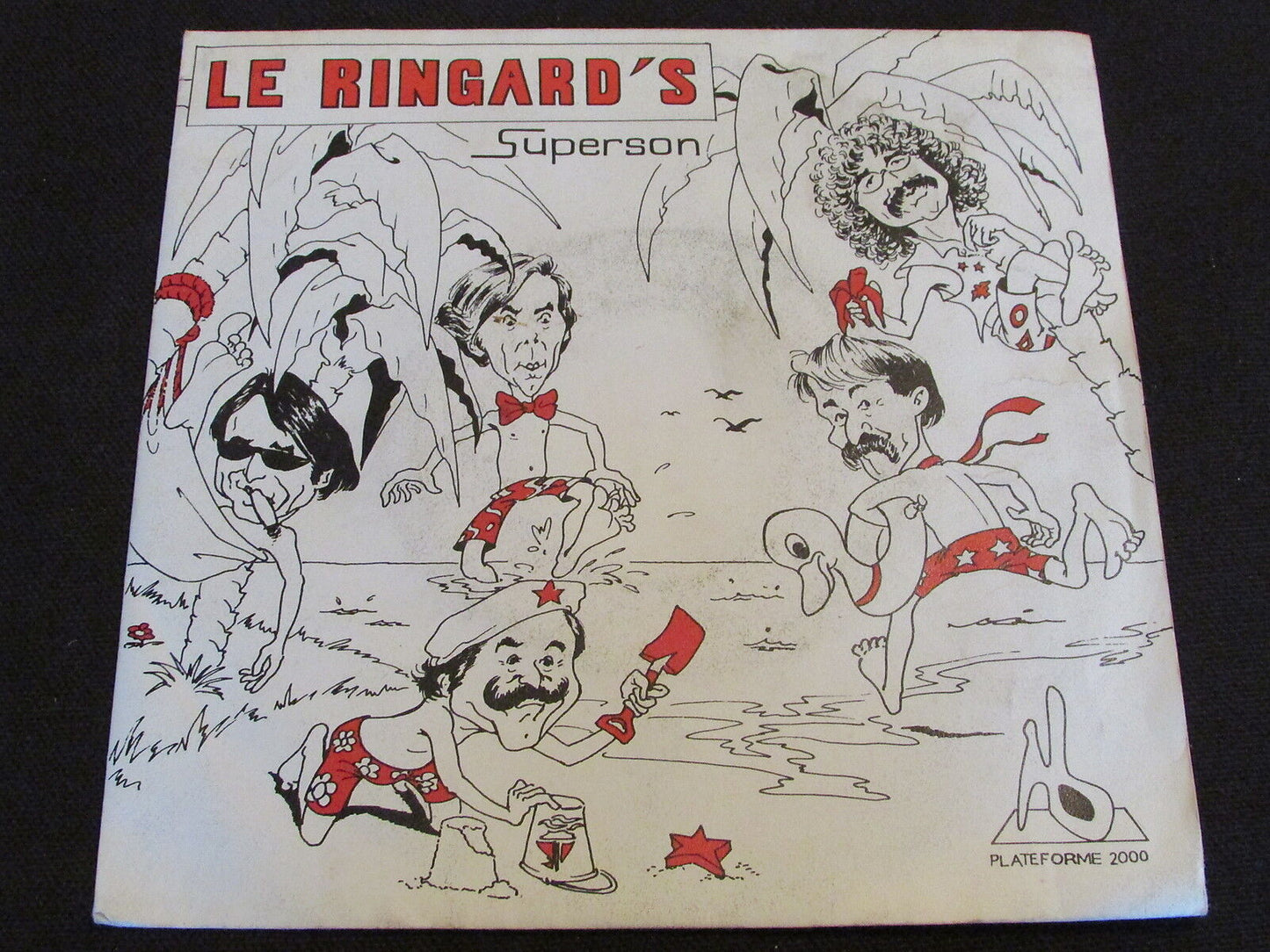 LE RINGARD'S SUPERSON   SP 45T 7"   SUR LA PLAGE / RINGARD CONNECTION