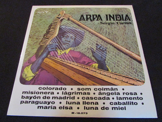 SERGIO CUEVAS   ARPA INDIA   SONO PLAY 18073   SPAIN   LP 33T 12"