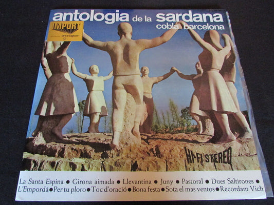 ANTOLOGIA DE LA SARDANA COBLA BARCELONA   SPAIN   LP 33T 12"