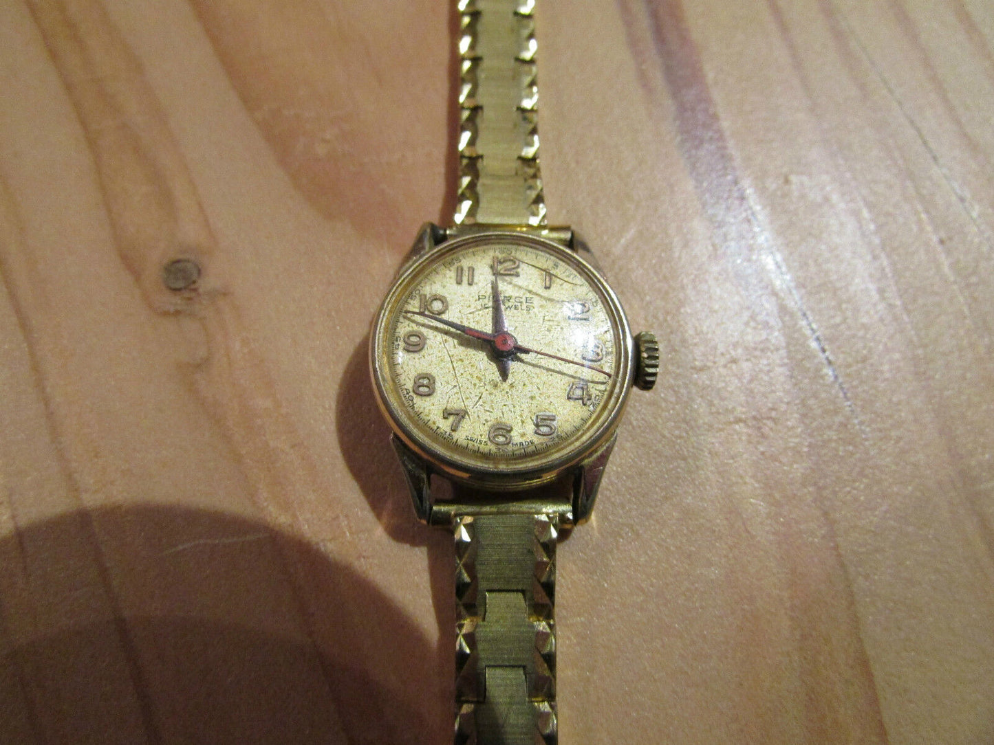 Ancienne montre femme PIERCE 15 JEWELS   SWISS
