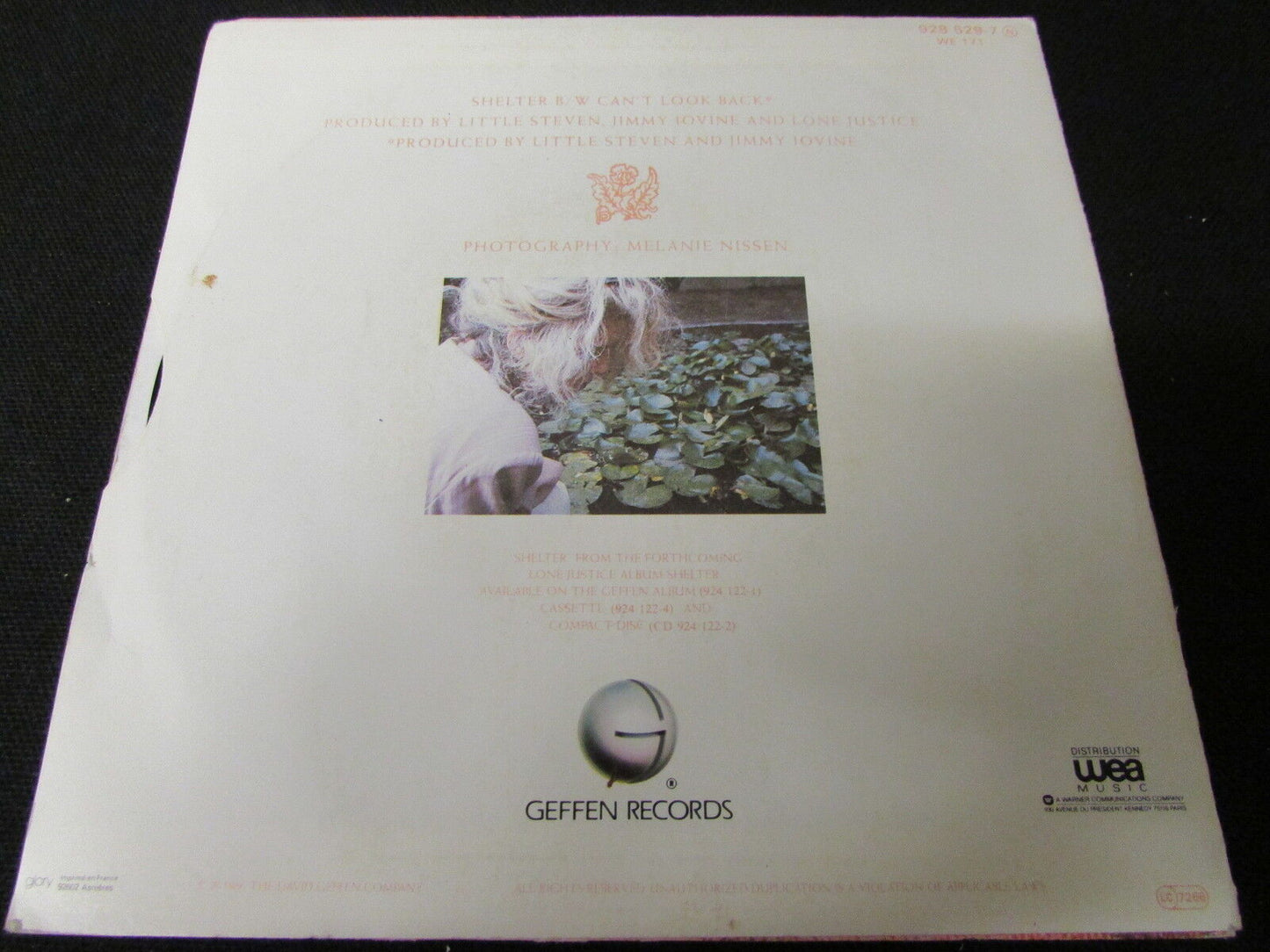 LONE JUSTICE   SP 45T 7"   SHELTER   1986   FRENCH