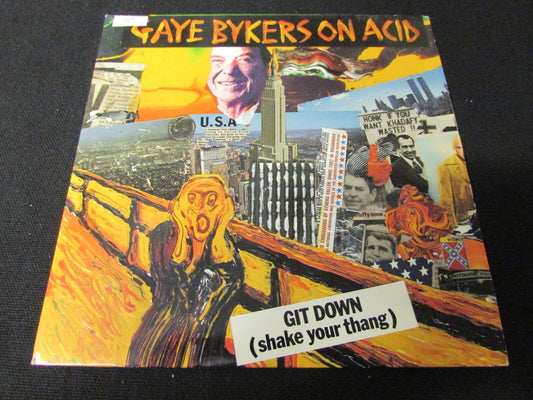GAYE BYKERS ON ACID   SP 45T 7"   GIT DOWN   1987