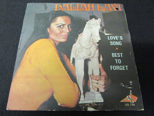 DALIAH LAVI   SP 45T 7"   LOVE'S SONG   AZ SG 156   FRENCH