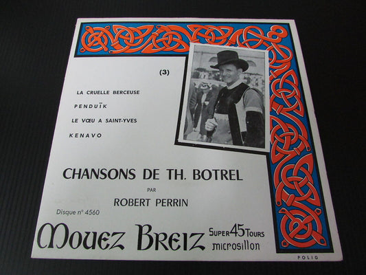 CHANSONS DE THEODORE BOTREL   EP 45T 7"   MOUEZ BREIZ 4560