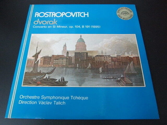 ROSTROPOVITCH   DVORAK   VACLAV TALICH   LP 33T 12"   SUPRAPHON 87152