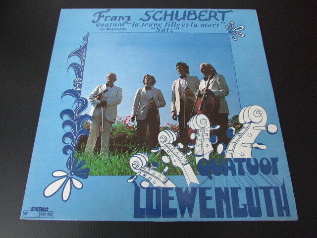 QUATUOR LOEWENGUTH   SCHUBERT   LP 33T 12"   RARE LIMITED & SIGNED !!!