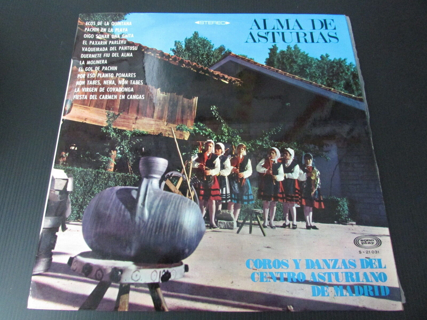 ALMA DE ASTURIAS   COROS Y DANZAS DEL CENTRO ASTURIANO DE MADRID   LP 33T 12"