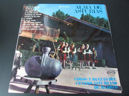 ALMA DE ASTURIAS   COROS Y DANZAS DEL CENTRO ASTURIANO DE MADRID   LP 33T 12"