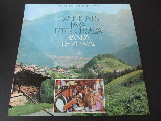 BANDA DE ZILLERTAL   CANCIONES PARA BEBER CERVEZA   LP 33T 12"