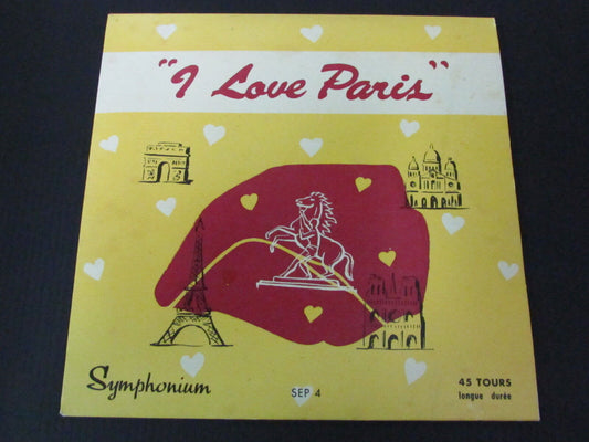 MONICA DAVIS   EP 45T 7"   I LOVE PARIS   SEP 4