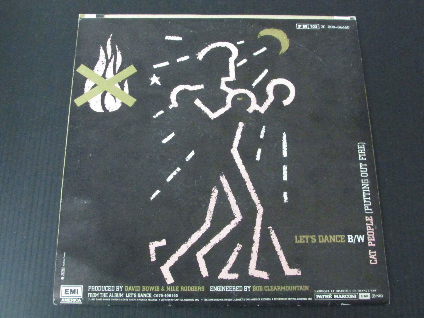 DAVID BOWIE   SP 45T 7"   LET'S DANCE   1983