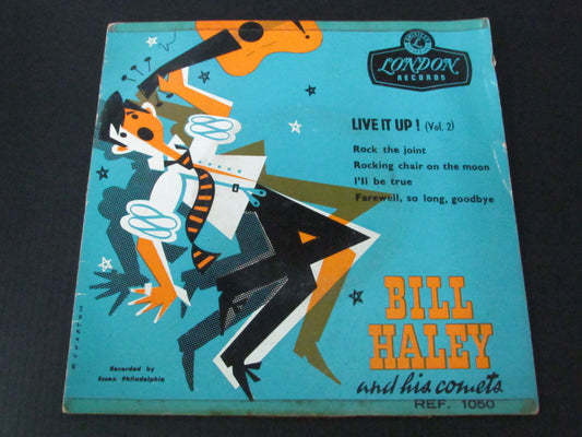 BILL HALEY AND HIS COMETS   EP 45T 7"   LIVE IT UP ! (Vol. 2)   RARE FRENCH