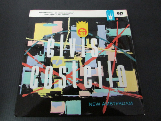 ELVIS COSTELLO   EP 45T 7"   NEW AMSTERDAM   BEAT XX5E