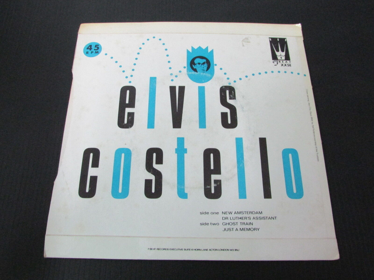ELVIS COSTELLO   EP 45T 7"   NEW AMSTERDAM   BEAT XX5E