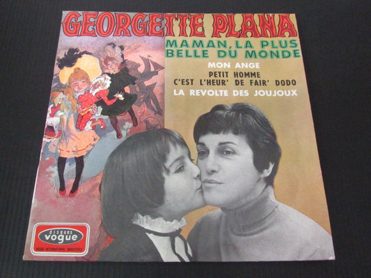 GEORGETTE PLANA   EP 45T 7"   MAMAN, LA PLUS BELLE DU MONDE   VOGUE EPL 8625