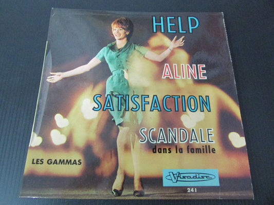 LES GAMMAS   EP 45T 7"   HELP +3   VISADISC 241