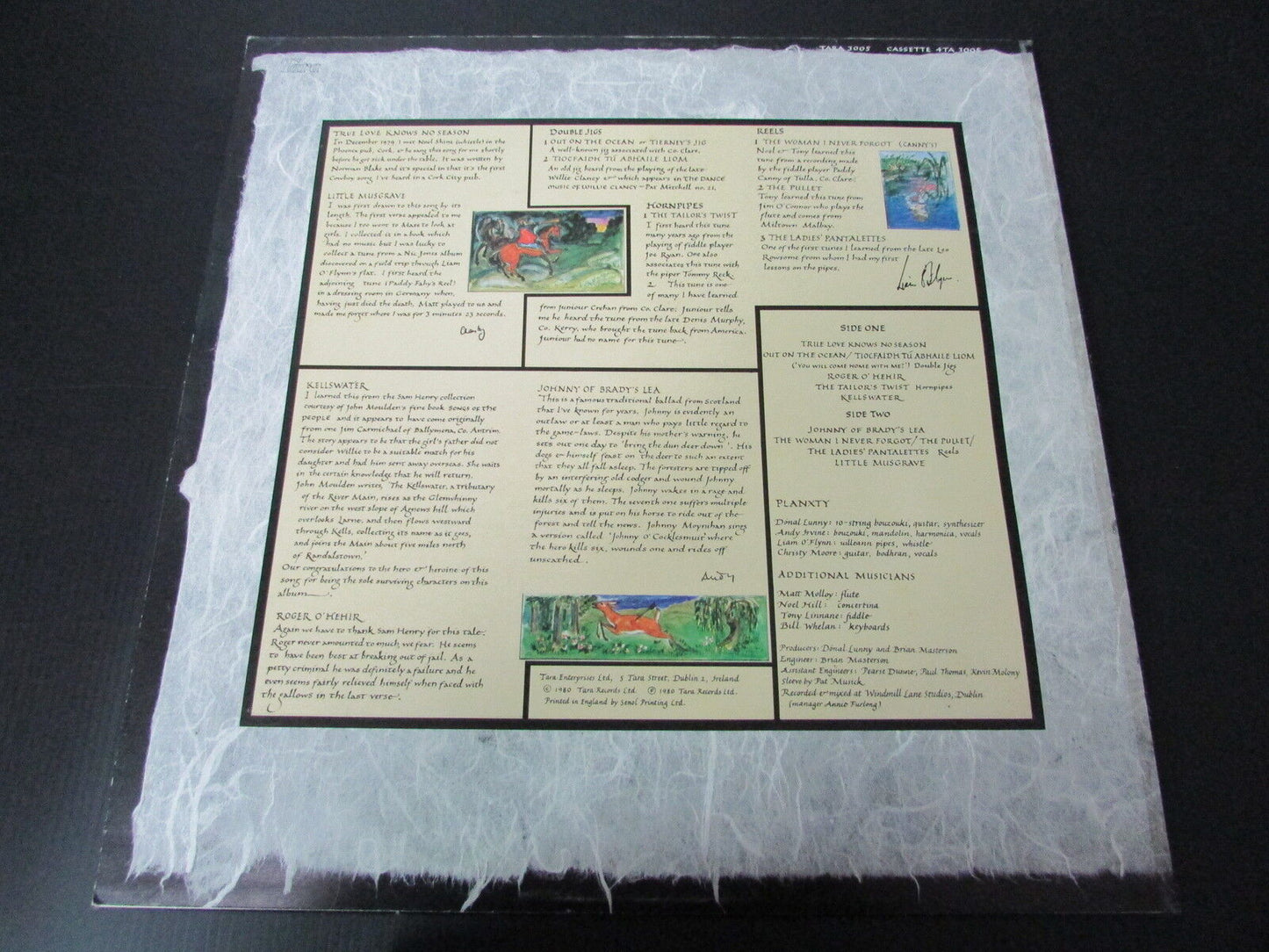 PLANXTY   THE WOMAN I LOVED SO WELL   LP 33T 12"   TARA 3005   1980   UK