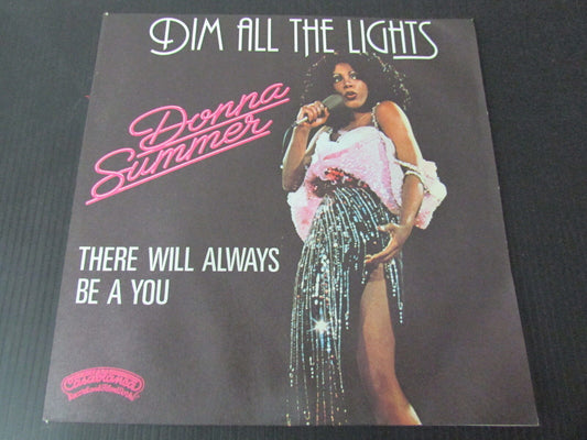 DONNA SUMMER   SP 45T 7"   DIM ALL THE LIGHTS   1979