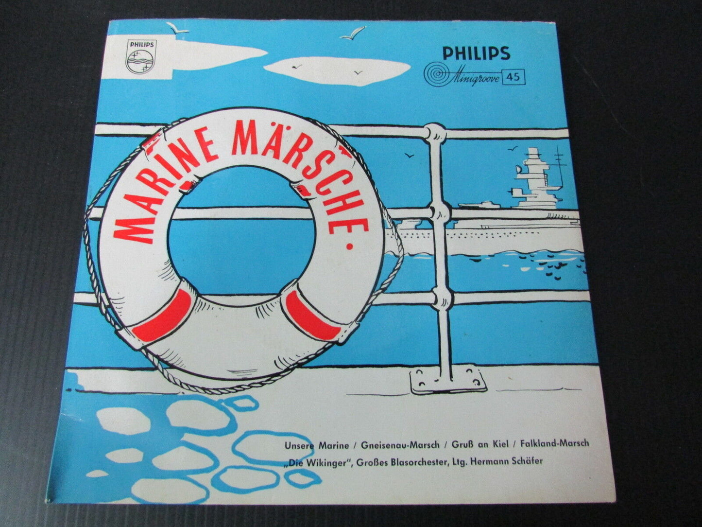 MARINE MARSCHE   EP 45T 7"   PHILIPS MINIGROOVE 423181 PE