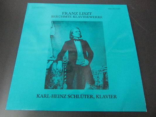 FRANZ LISZT / KARL-HEINZ SCHLUTER   SASTRUPHON SM 007049   LP 33T 12"
