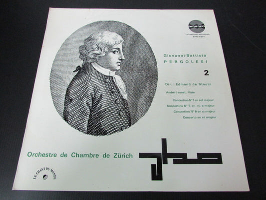 PERGOLESI / EDMOND DE STOUTZ   AMADEO AVRS 6272   LP 33T 12"