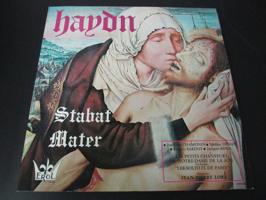HAYDN   STABAT MATER   JEAN-PIERRE LORE   EROL 7302/03   2 x LP 33T 12"