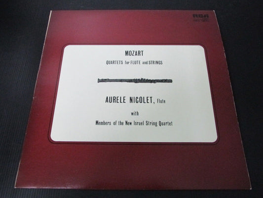 AURELE NICOLET, Flûte MOZART   ISRAEL   LP 33T 12"