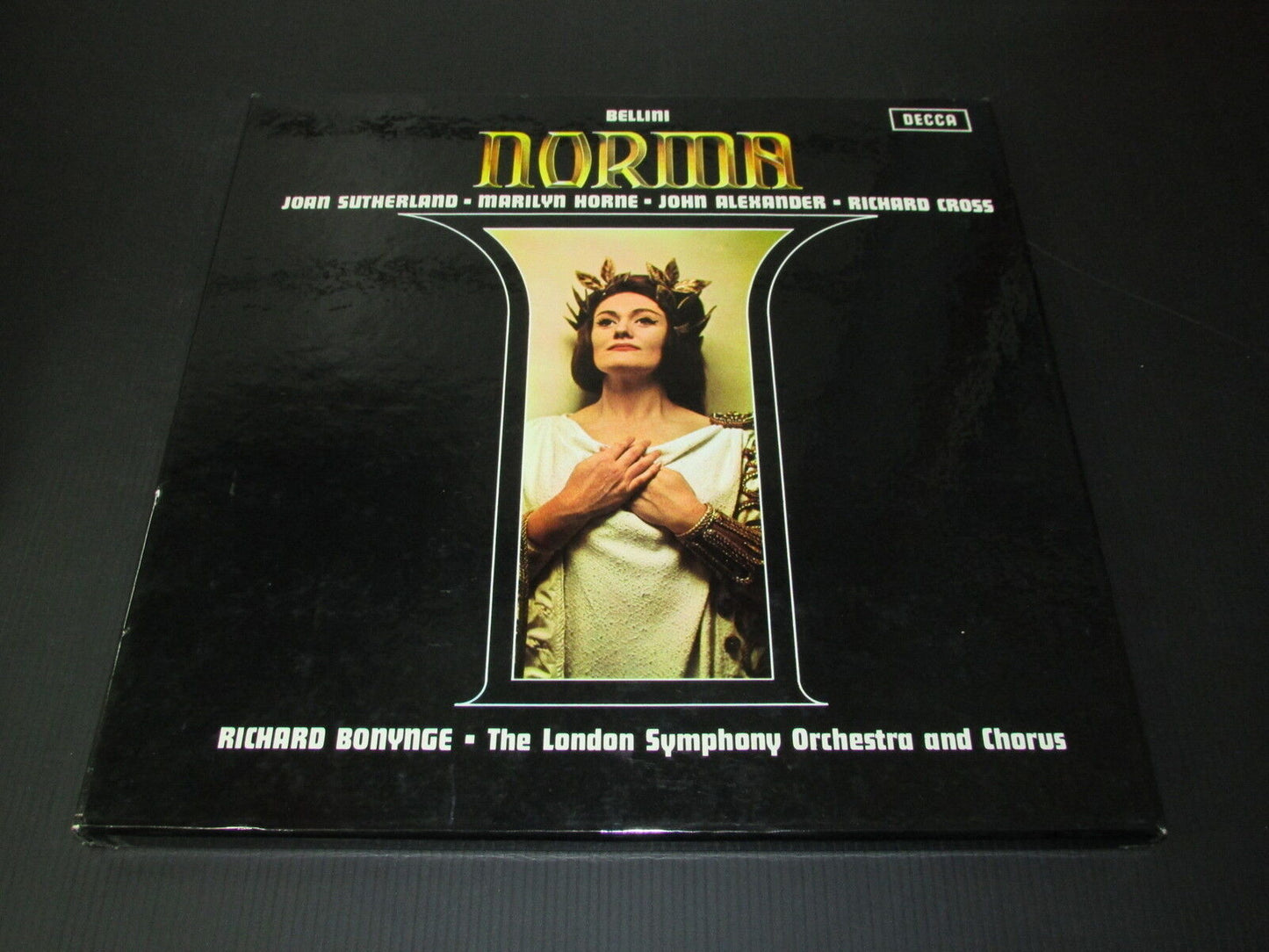 NORMA BELLINI   DECCA 424-6   UK   BOX 3 x LP 33T 12"