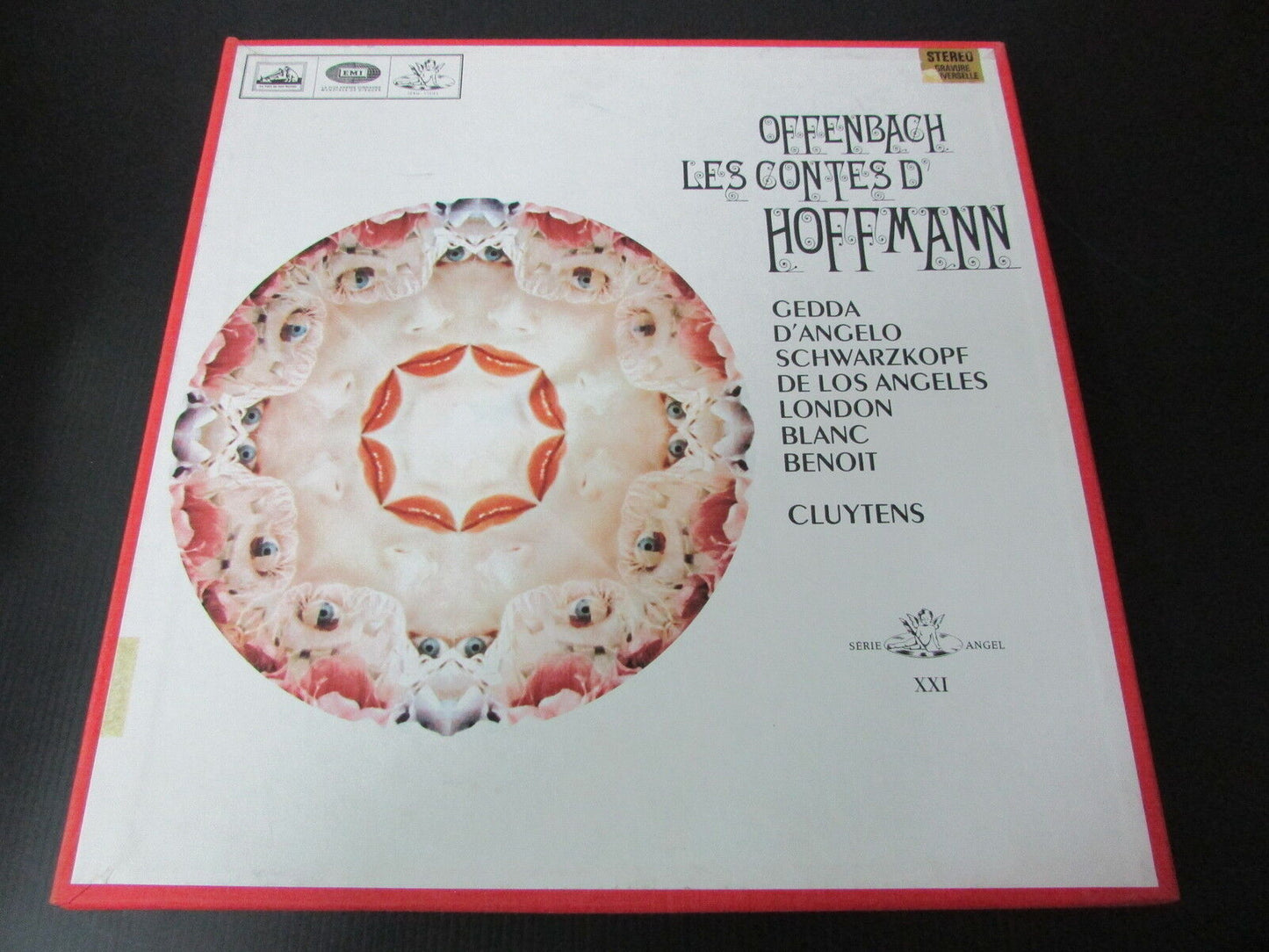 CLUYTENS  OFFENBACH LES CONTES D'HOFFMANN   SERIE ANGEL XXI   BOX 3 x LP 33T 12"