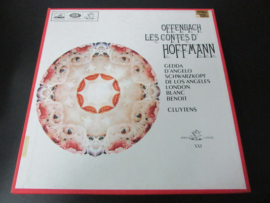 CLUYTENS  OFFENBACH LES CONTES D'HOFFMANN   SERIE ANGEL XXI   BOX 3 x LP 33T 12"