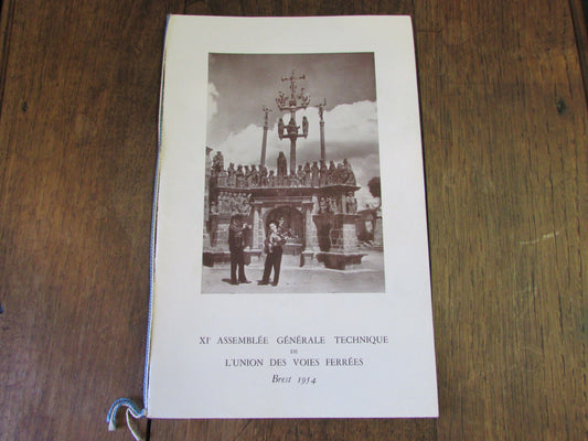 Ancien Programme Spectacle Folklorique Breton 1954 KASTELLIN / KEVRENN BREST