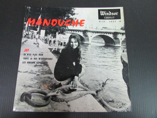 RARE EP 45T 7" MANOUCHE JEF +3 WINDSOR CERNAY WIN 3027