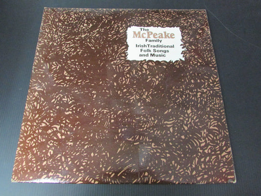 THE MCPEAKE FAMILY   IRISH TRADITIONAL FOLK SONGS AND MUSIC   LP TOPIC 12T87